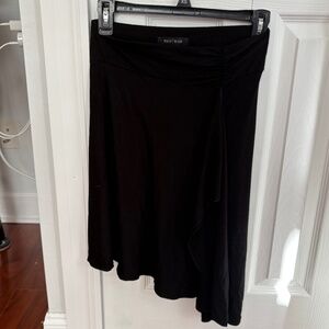 Y2k Whitehouse Blackmarket Black Asymmetrical  skirt XXS